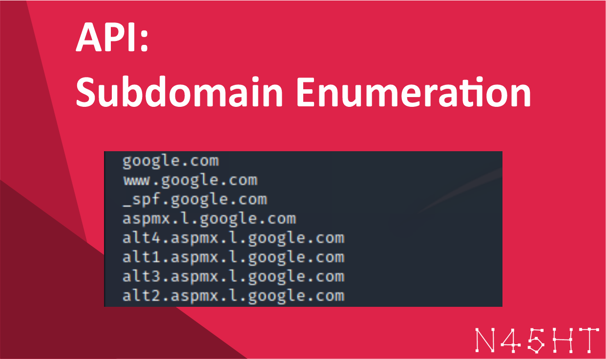 API: Subdomain Enumeration