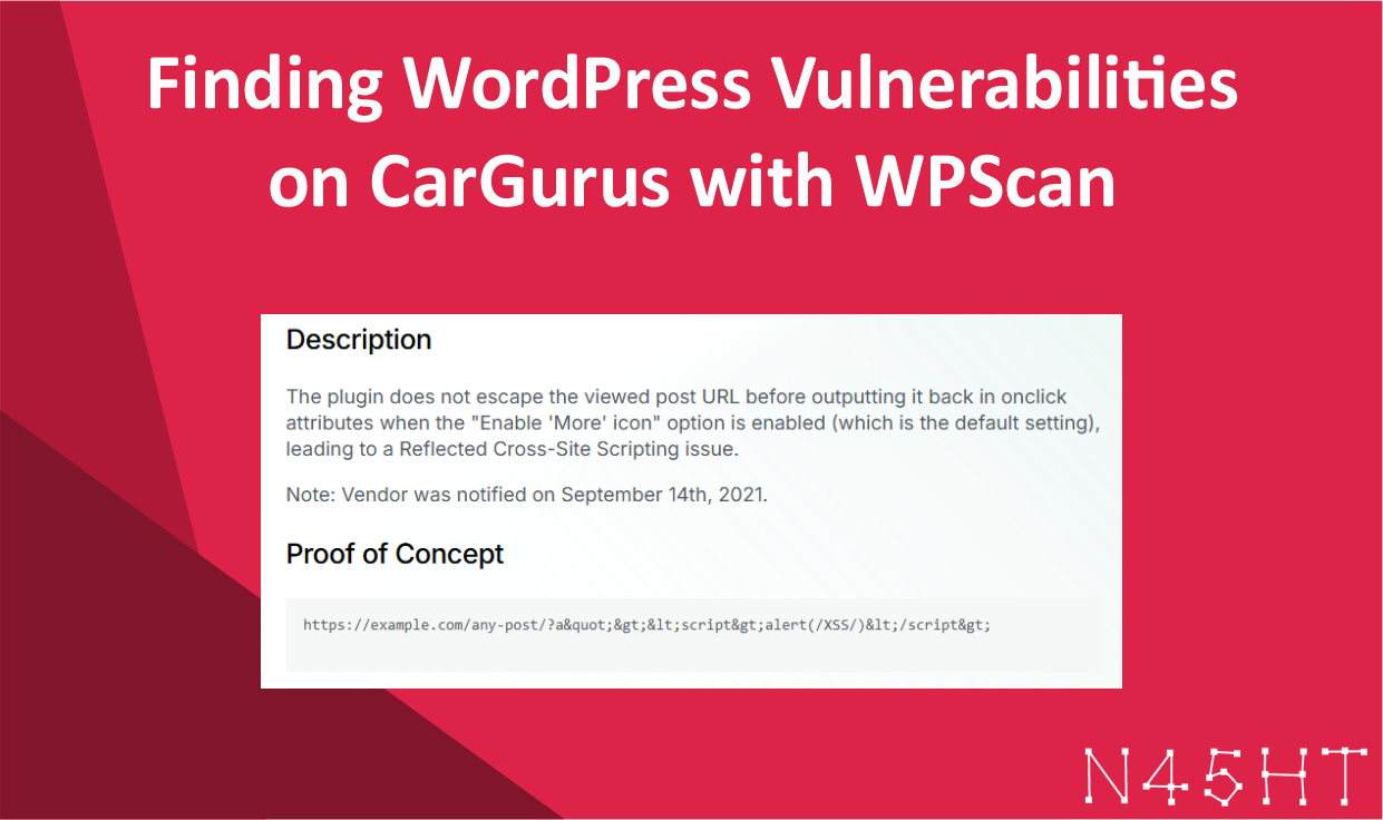 Finding WordPress Vulnerabilitieson CarGurus with WPScan