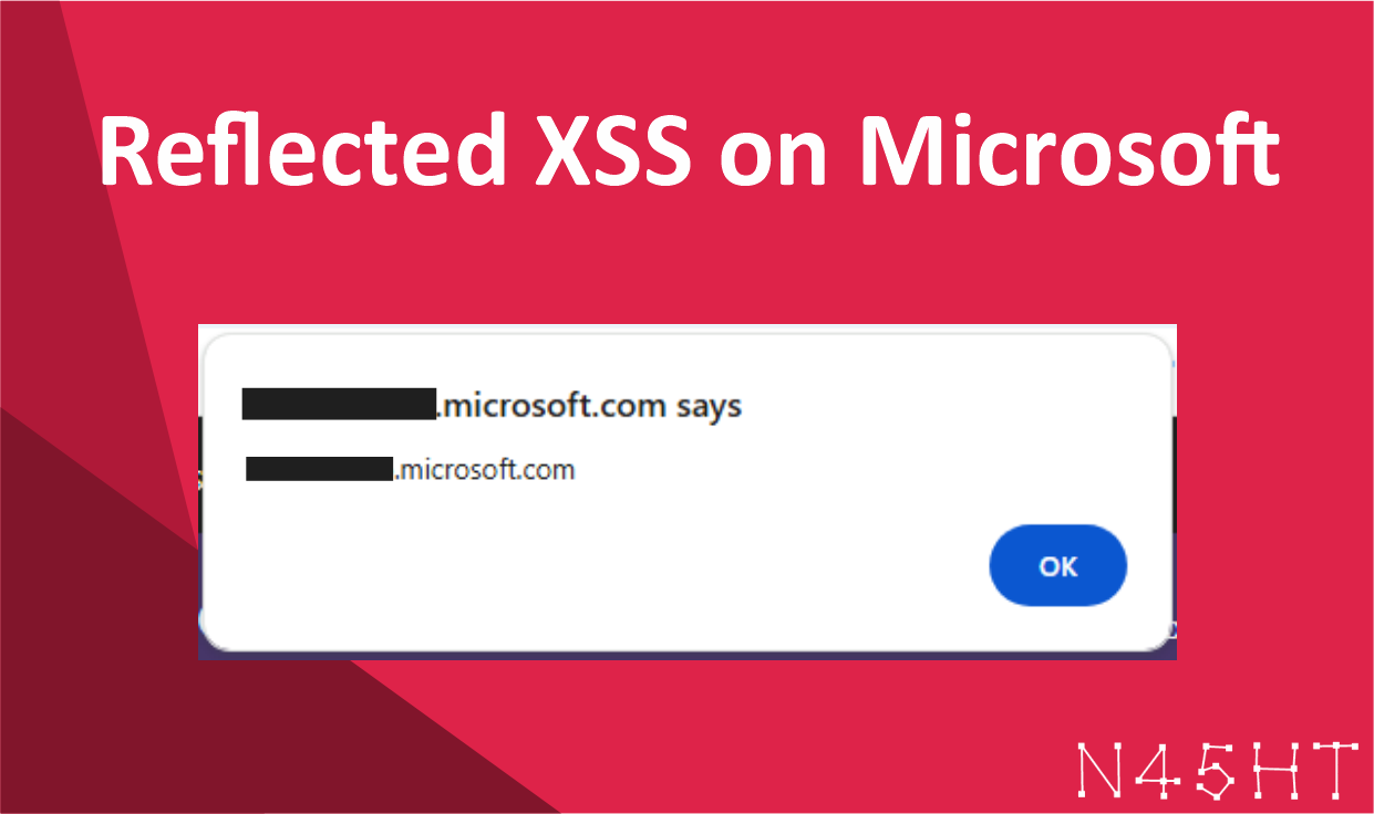 Reflected XSS on Microsoft