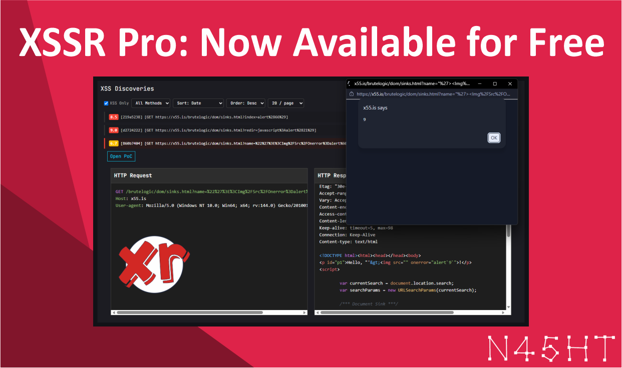 XSSR Pro is Now Available for Free
